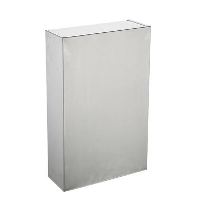 China Modern Waterproof Full Stainless Steel Bathroom Towel Paper Wall Mounted Dispenser for sale