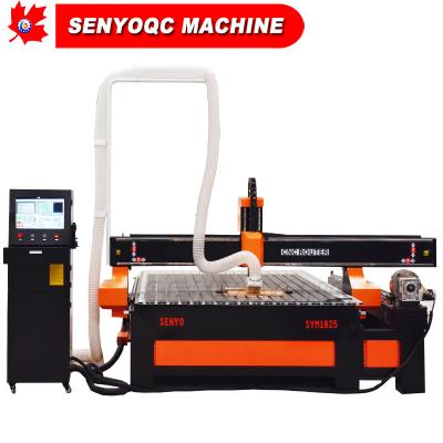 China High Quality Hotels SENYO 1325 4 Axis CNC Rotary Router for sale