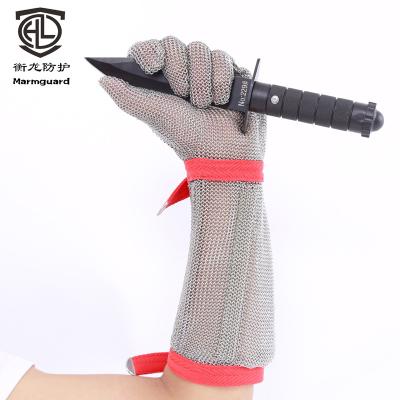 China Slaughter houses fish and shellfish processing Stainless steel wire glove mesh gloves work for sale