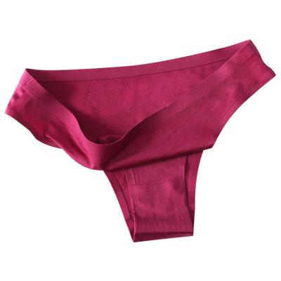 China Factory direct sale antibacterial cotton seamless plus size Japan style breathable soft low rise panty thongs for women for sale