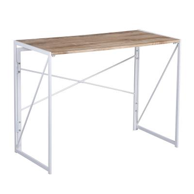 China (Height)Adjustable Metal Frame Folding Single Square Executive Modern Desk for sale