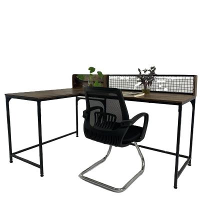 China Large (Height) Adjustable Wire Mesh Decoration Computer Desk Corner Desk Learning Executive Modern Office for sale