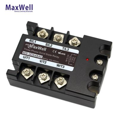 China Safety cover 40A three phase solid state relaywith CE certs for sale