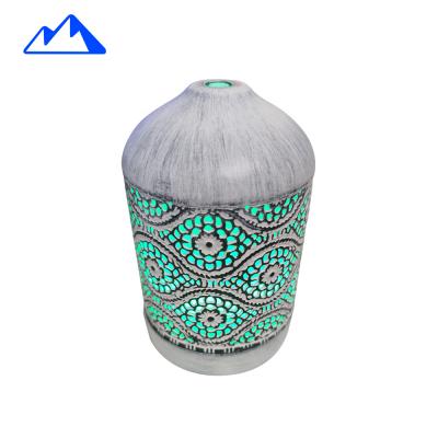 China Mini Size Cool Aroma Diffuser Portable Ultrasonic Oil Diffuser with 7 Color LED Lights for sale