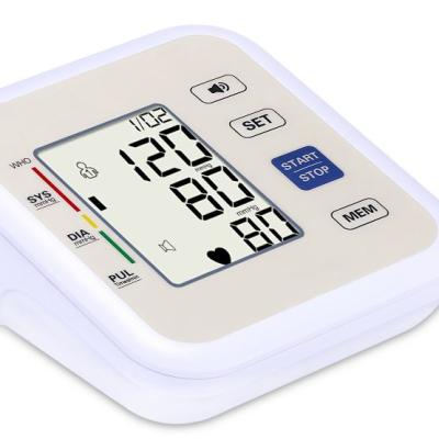 China Metal Household Digital LCD Heart Rate Upper Arm Blood Pressure Monitor LZX-B1681B for sale