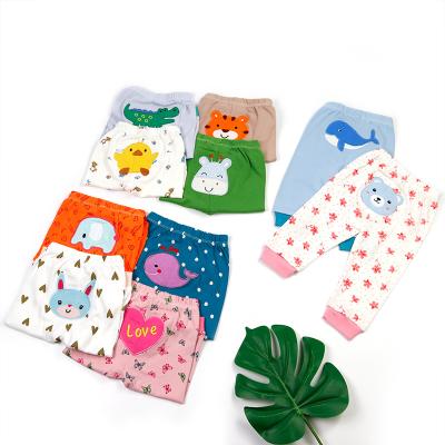 中国 The best-selling animal baby anti-pilling pants design %cotton anti-pilling embroidered baby pp pants for newborn 販売のため