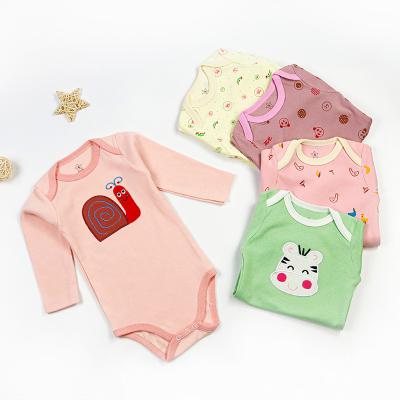 China Embroidery+print embroidery+print good price baby boy clothes cute cartoon long sleeve baby boy's jumpsuit beach romper en venta