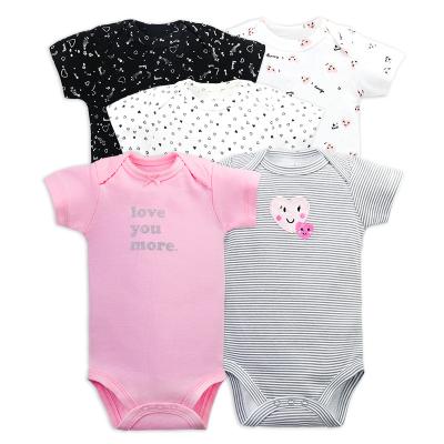 China Handsome Lovely Baby Boy Overall Cotton Baby Grows Best As Baby Clothes 3-12 Months Boy Girl Shorts Casual Pink Sleeve Cotton Romper for sale