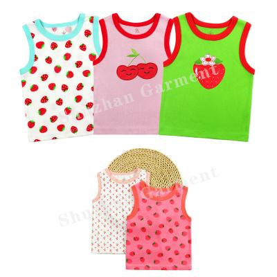 Chine New Hot Selling Eco-Friendly Baby Boy Eco-Friendly Cotton Breathable Infants Style 5 Pack Tank T-shirt Toddler Clothes Sets à vendre