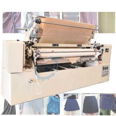 China Tissue machine for paper textile pleating multifunction fabrics 217 computer skirt fabric pleater pleating machine for sale