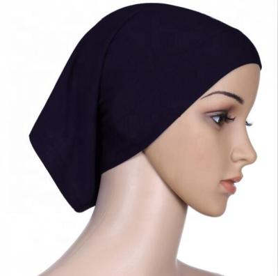 China Cheap Classic Inner Hijab Factory Underscarf Cotton Hood Indonesia Hijab Hat for sale