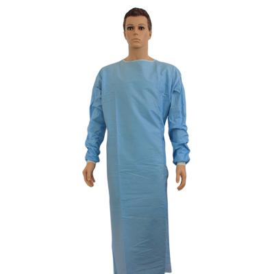 China Cheap SMS+PE SMMMS Surgical Gown Level 4 Disposable Medical Gowns Wholesale Standard Gowns For Surgery for sale