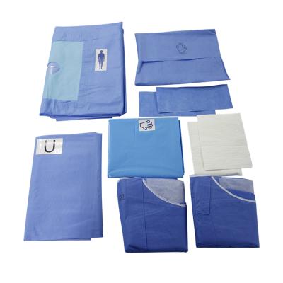 中国 Eco - Friendly Hospital Use Disposable Medical Surgical Knee Arthroscopy Drape Package 販売のため