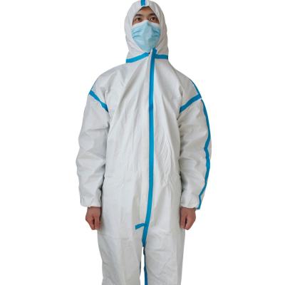 China Eco-friendly Medical Disposable Coverall Antivirus Te koop