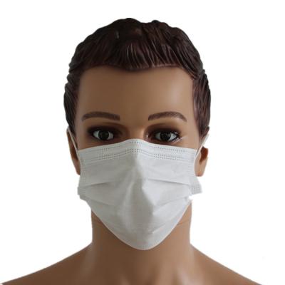 China Breathable Disposable Surgical Face Mask With Elastic Earloop 3 Ply Nonwoven Medical Consumables White Black Face Masks en venta