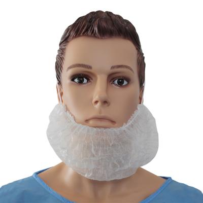 China Personal Care Disposable Nonwoven Beard Covers For Men Beard Hair Net à venda