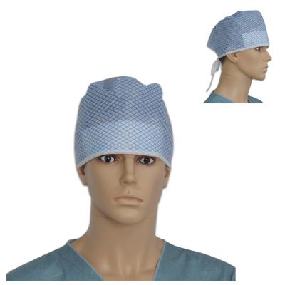 China Surgery CE Approved Breathable Disposable Nonwoven PP Space Surgical Cap Te koop