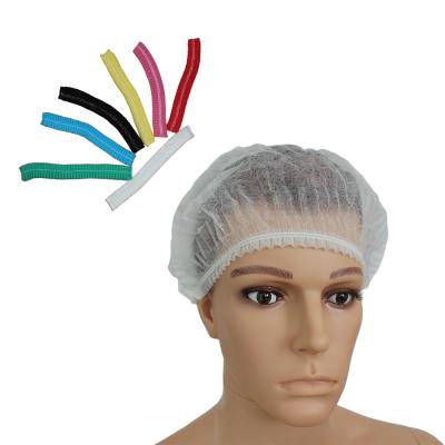 中国 Single Or Double Plastic Medical Disposable Head Covers Colorful Surgical Caps 販売のため