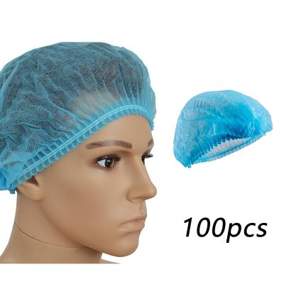 중국 PP Hats Doctor Clip Cap Mob Breathable Nonwoven Disposable Surgical Hat 판매용