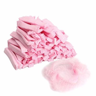 中国 Bouffant Cap Hair Clip Disposable Hat Surgeon Net Breathable Nonwoven Food Safety Cap 販売のため