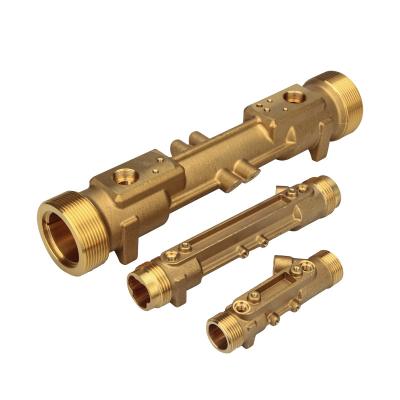 China Super Quality DN20 OEM Brass Flexible Hose Connector Heat Meter Body Brass Ultrasonic Fitting for sale