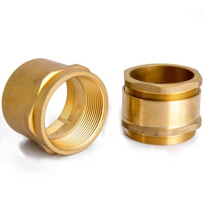 China High Grade Adapter Brass Gas Hose Threaded Brass Gas Hose Connector Air Accessories Fitting for sale