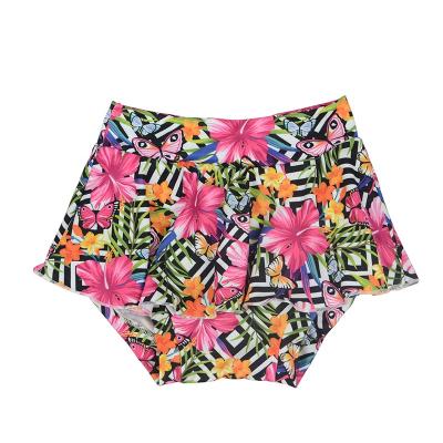 China Hot Selling Anti-wrinkle Baby Printed Shorts Girls Summer Ruffle Short Skirt Girls Imperial Clothes for sale