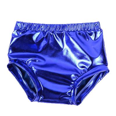 China Wholesale Anti-Wrinkle Girl Summer PU Shorts Casual Leather Baby Bummies Shorts Baby Lantern Pants PU Baby Bloomies for sale