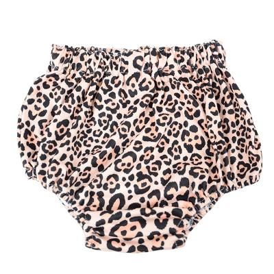 China Wholesale Anti-wrinkle fashion leopard print girls' boutique bloomers for sale