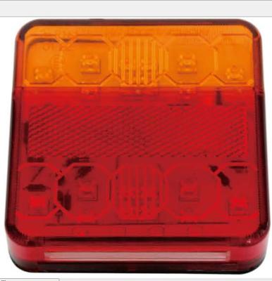 China 10 PC Amber and 10 PC Red LED Rear Combination Tail Lamp For Truck Trailers 12v 24v Led Emergency Light for sale