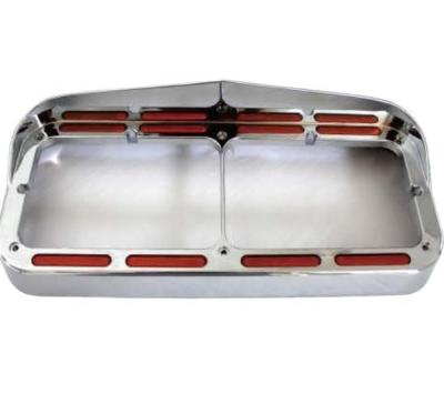 China ABS Chrome Plating LED Headlight Bezels For Heavy Duty Car Headlamp for sale