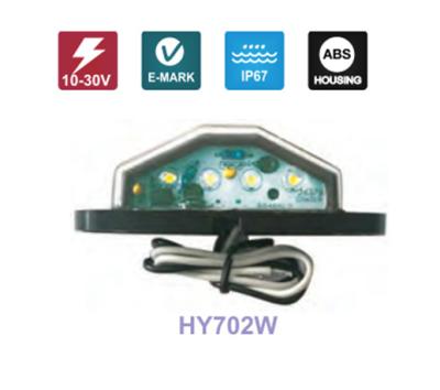 China High quality hot sale PC truck and tailer license plate light 10-30V license plate led license plate lights for sale