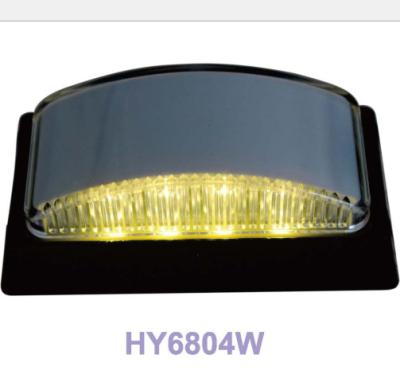 China Low price LED license plate light, led license plate lamp for truck and trailers HY6804W for sale