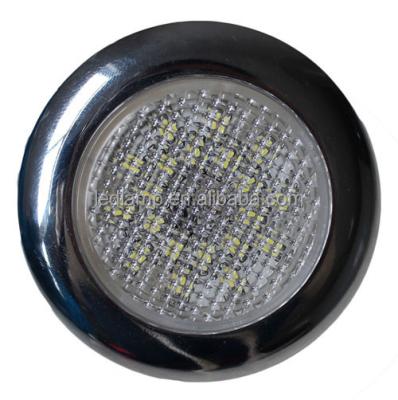 China PC 12V SMD LED Vehicle Lamps Interior Interior Wall Light For Trucks Round Dome Lamp Led Roof Light for sale