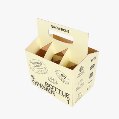 China Recycled Materials Manufacture Quality Beer Kraft Paper Rack Paperboard Packaging Boxes for sale