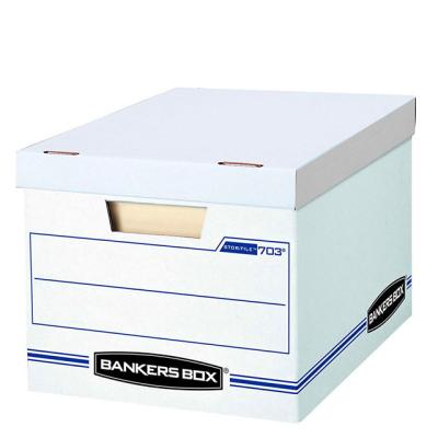 China Materials Storage Recycled Paper Box Corrugated Storage Box For Office for sale