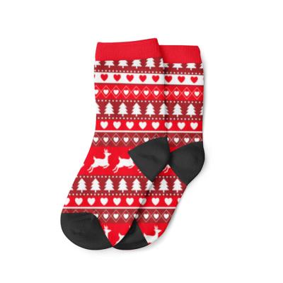 China Winter Baby Tech Sporty Cotton Christmas Socks Online Custom Printing Socks for sale