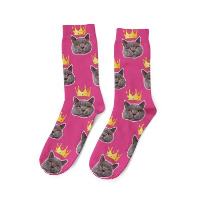 China Cute Funny QUICK DRY 3D Cat Socks With Animal Print, Adult Novelty Animal Socks For Women Men for sale