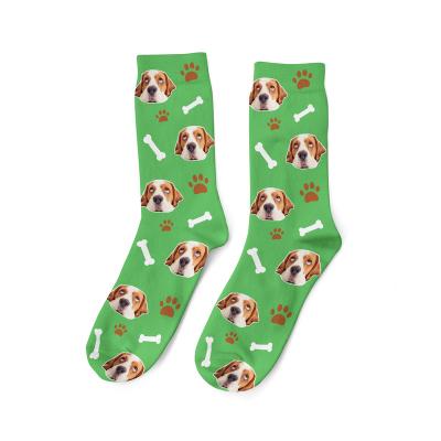 China QUICK DRY funny cute dog unisex animal socks with animal 3D print, adult novelty animal socks for women for sale