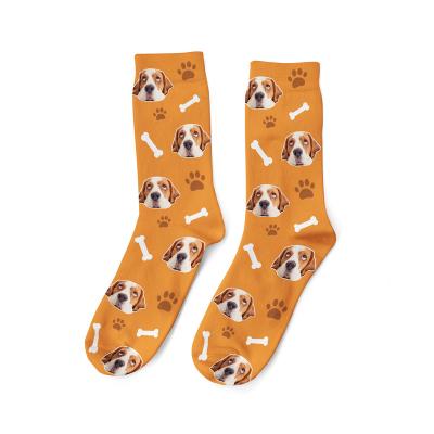 China QUICK DRY Dog Animal Print Socks for Women, Lovely Cute Novelty 3D Face Print Animal Socks for sale