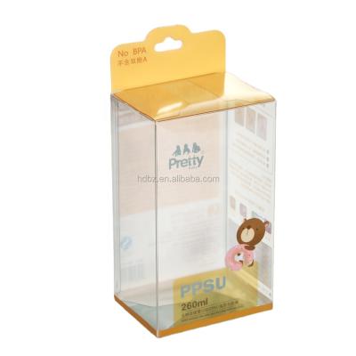 China Free Samples Recyclable PVC Plastic Packaging Box With Custom Clear Material RPET Plastic Box for sale