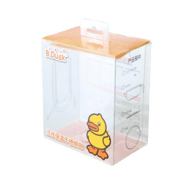 China Recyclable High Quality Plastic Packaging PVC Clear Packaging Boxes For Baby Care Transparent Box for sale