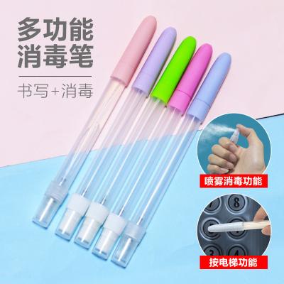 China Promotional Pen 8ml 75% Alcohol Sanitizer Spray Pen With Hand Sanitizer Sprayer OEM Ballpoint Pen for sale