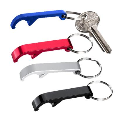 China Viable Creative Promotional Gift Custom Logo Metal Beer Bottle Opener With Key Ring Key Chain - Customized Logo Metal Bottle Opener for sale