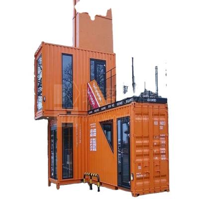 China Modern Easy Assemble 20ft /40ft Expandable Prefab Folding Container House Flat Pack Container Office Building Container Fireproof House for sale