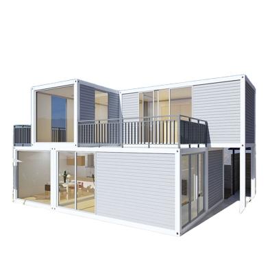 China Modern Mobile 20ft Folding Container 40ft Portable Foldable Home Container Prefab Flat Pack Home Container For Sale for sale