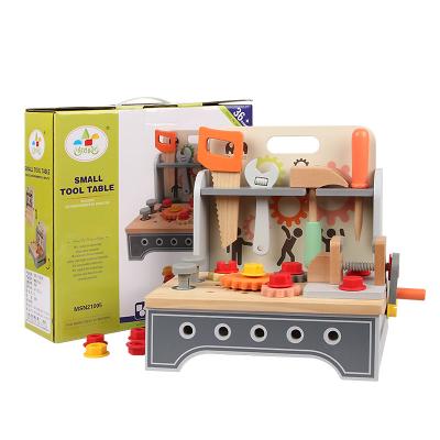 China Multi-functional manual cooktop disassembly table tool repair simulation educational children's toy wooden material eco-friendly nut for sale