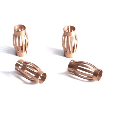 China Cheap And Stable In Dimension PCB Beryllium Copper Cat Claw Crown Spring Pin Custom Bronze Solder Female Terminal For Medical Cable for sale