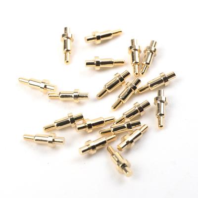 China Cheap and Stable in Dimension Battery Terminal Delicate Gold Plating Brass Pogo Pin for Medical Equipment Custom Acceptable Matals Crimp Pins High Current for sale