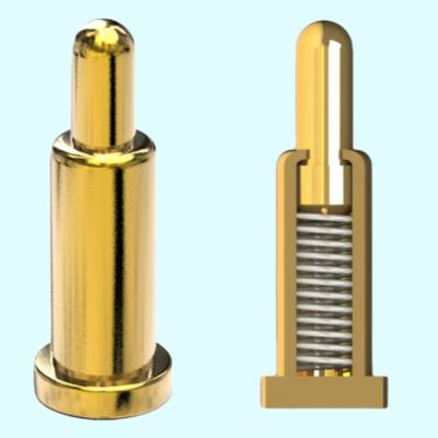 China Corrosion Resistance 1.6 2.0 3.0MM PCB Terminal Pins Waterproof Brass Gold Plated SMT Dip Pogo Spring Pin for sale